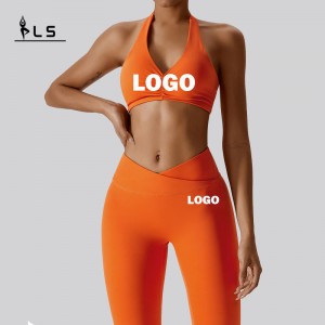 SC1063 Sport Set Fitness Gym Yoga Wear Suits Tracksuit Fitness Yoga Wear Gym Female Set