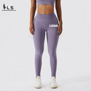 SC10106 Womens Yoga Pants Active Wear Leggings Sömlös byte Lift Stretch High midja Yoga Legging