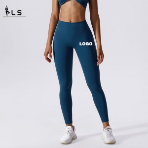 SC101112 Stretchkomprimering Sömlös Running Yoga Legging men lyft hög midja sportkvinnor Gym Yoga Pants Booty Leggings